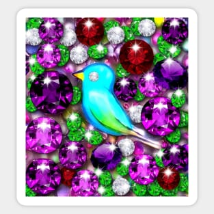 Blue Bird Sticker